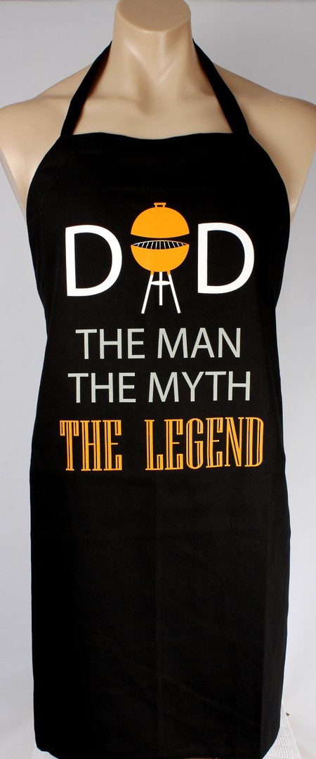 Awesome Aprons 'Dad the man the Myth' Code: APR-BBQ/DAD image 0
